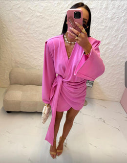 Wrap Mini Dress