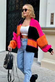 Aurora Cross Stitch Knit Cardigan