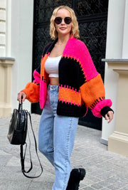 Aurora Cross Stitch Knit Cardigan