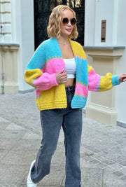 Aurora Cross Stitch Knit Cardigan