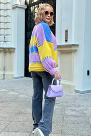 Aurora Cross Stitch Knit Cardigan