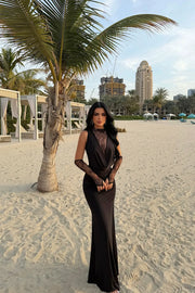 Lace Silk Dress