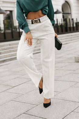 GG Belted Straight Legged Pants