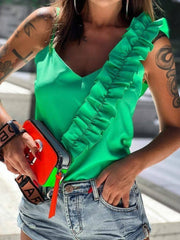 Luna Ruffle Cami Top