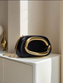 Black Gold Clutch