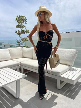 Knit 2-Piece Coverup Set