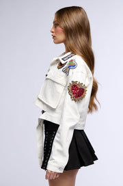 Embellished Embroidered Statement Jacket