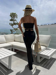 Knit 2-Piece Coverup Set