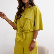 La Milla Oversized Linen Set