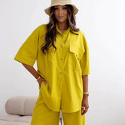 La Milla Oversized Linen Set