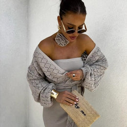 By Me 3-Piece Knit Dress Set