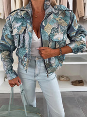 Parrot Tapestry Bomber Jacket