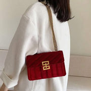 Velvet Chain-Link Clutches