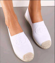 Knit Espadrille Flats