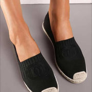 Knit Espadrille Flats