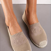 Knit Espadrille Flats