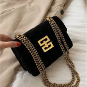 Velvet Chain-Link Clutches