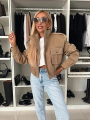 Cropped Utility Jacket