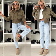 Cropped Utility Jacket