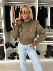 Cropped Utility Jacket