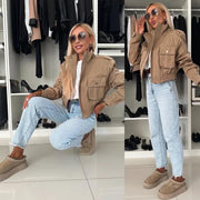 Cropped Utility Jacket