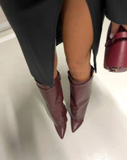 Fold Over Pointed Boots