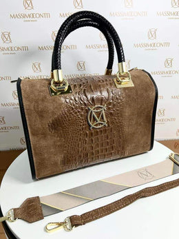 MC Real Leather Handbag