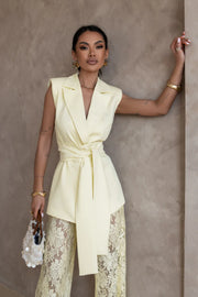 Tailored Lace Pant Set