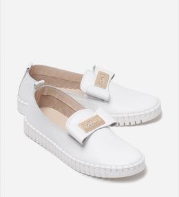 BOOCI Leather Ballerina Slippers