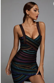 Body Con Bandage Mini Dress