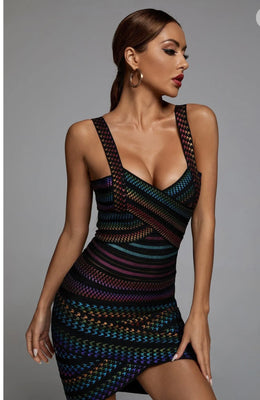 Body Con Bandage Mini Dress