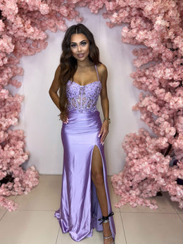 Light Purple Corset Gown