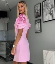 Flower Sleeve Dress