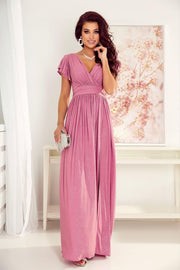 Ruffle Glitter Maxi
