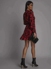 Ruffle Bottom Mini Summer Dress