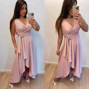 Sleeveless Ruffle Maxi Dress