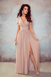 Ruffle Glitter Maxi