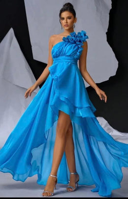 Ruffle Side Short Long