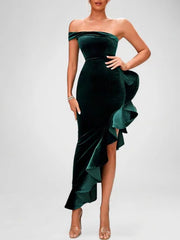 Off Shoulder Ruffle
