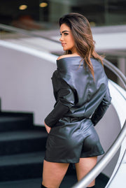 Leather Romper