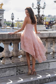 Blush Rose Tulle High-Low Dress