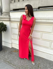 Sleeveless Slit Maxi