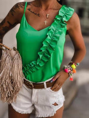 Luna Ruffle Cami Top