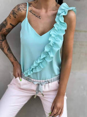 Luna Ruffle Cami Top