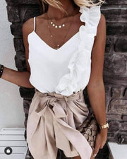 Luna Ruffle Cami Top