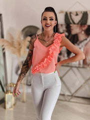 Luna Ruffle Cami Top