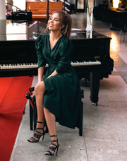 Emily Midi Wrap Dress