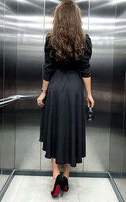 Emily Midi Wrap Dress