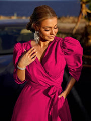 Emily Midi Wrap Dress