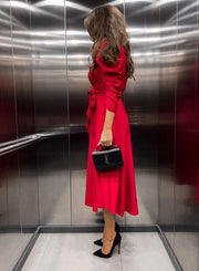 Emily Midi Wrap Dress